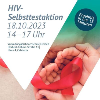 Bild vergrößern: HIV-Selbsttestaktion